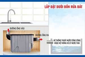 Hướng dẫn lắp đặt Bể tách mỡ lọc mỡ WAVEKIT 15 lít của WAVELIFE